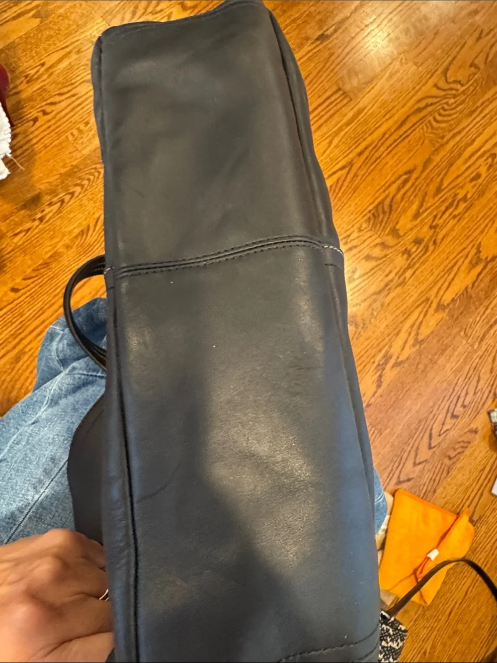 Coach Lexington commuter leather laptop bag -Dual Handles and Crossbody Strap
